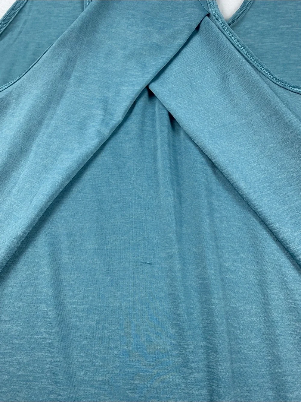 Lululemon Racerback Tank Top Shiny Light Blue Women’s Large (12?)